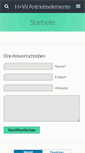 Mobile Screenshot of h-w-antriebselemente.de